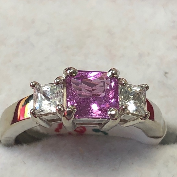 14 kt white gold , white sapphires & “Montana “rng - Picture 13 of 16